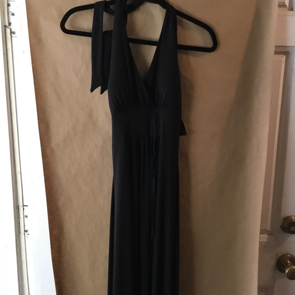 Karen Kane slinky sexy black maxi NWT